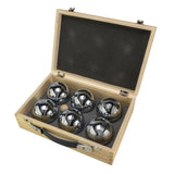 Taktisk luksus jeu de boules sæt i trææske