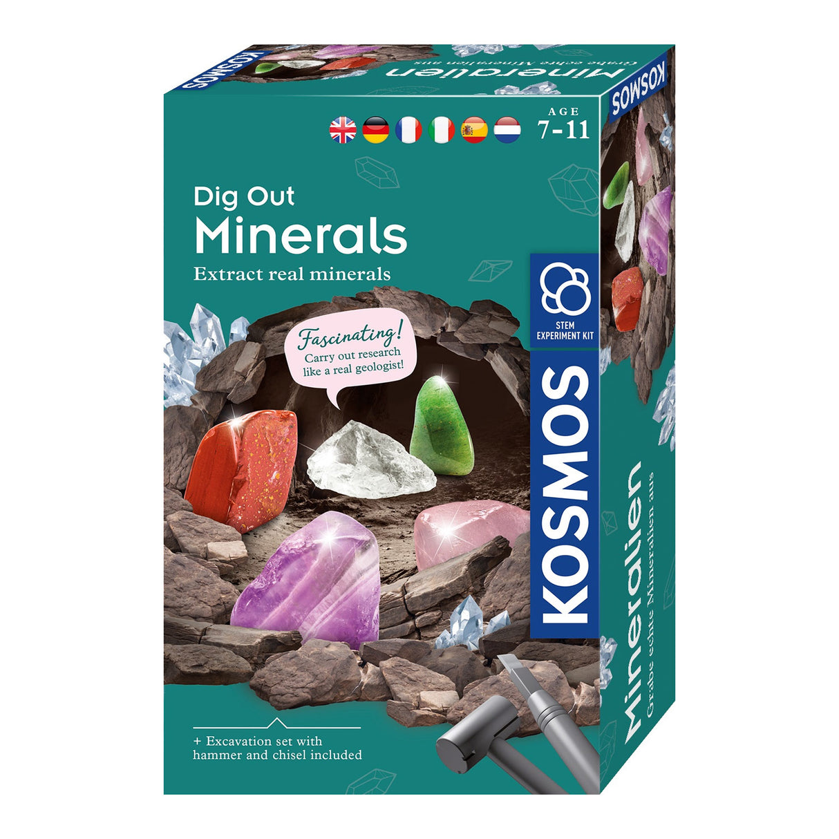 Udgravning af kosmos mineraler
