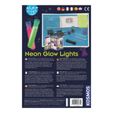 Cosmos neon glødelys – eksperimentsæt – design lysende dekorationer med UV-lys – inklusive specielle markører og sort lyslampe – skaber lysende kunst