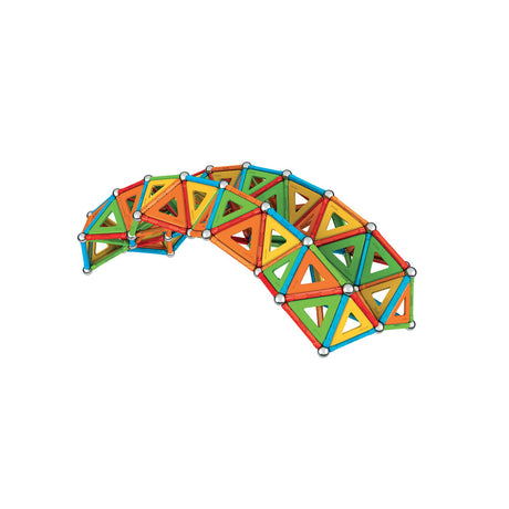 Geomag superfarvepaneler genbrugt - magnetisk byggelegetøj med paneler - 388 dele - fra 3 år