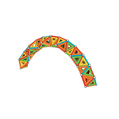 Geomag superfarvepaneler genbrugt - magnetisk byggelegetøj med paneler - 388 dele - fra 3 år