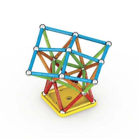 Geomag super farve genbrugt - magnetisk byggelegetøj med paneler - 93 styk - fra 3 år