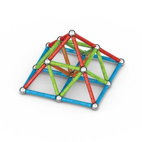 Geomag super farve genbrugt - magnetisk byggelegetøj med paneler - 93 styk - fra 3 år