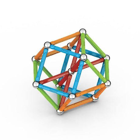 Geomag super farve genbrugt - magnetisk byggelegetøj med paneler - 93 styk - fra 3 år