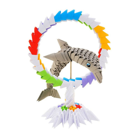 Alexander legetøj origami 3d - delfin, 343 stk.