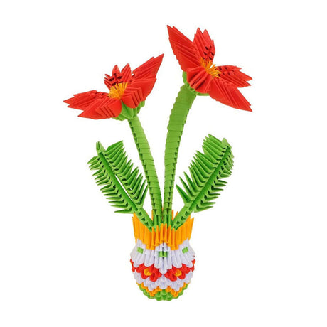 Alexander legetøj origami 3d - blomstervase, 554 stk.