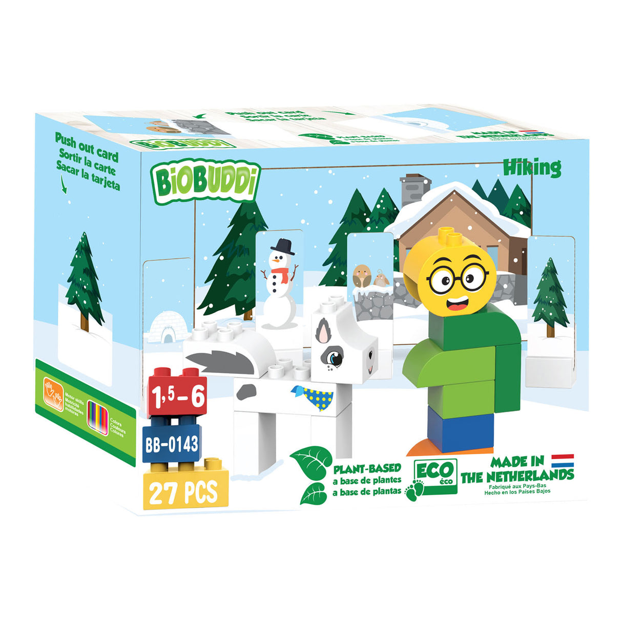 Biobuddi Bouwset vandreture, 27dlg.