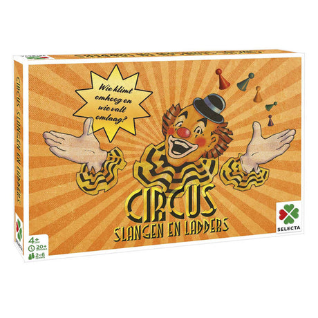 Vælg et brætspil fra fortiden - cirkusslanger og stiger