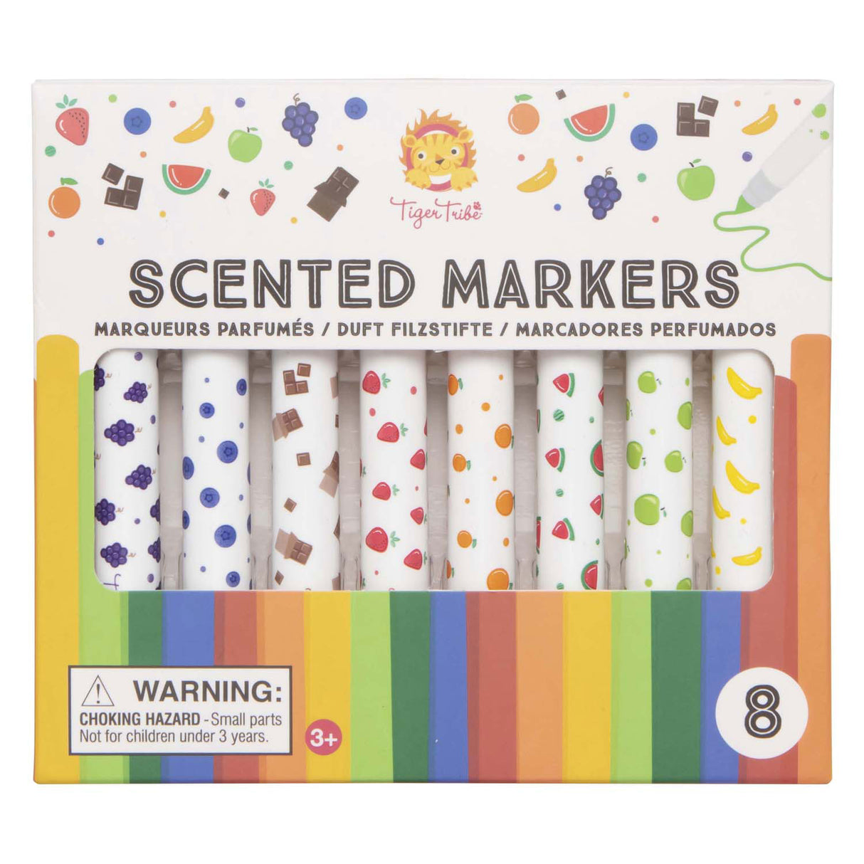 Selecta tuscher med duft - 8 stk.