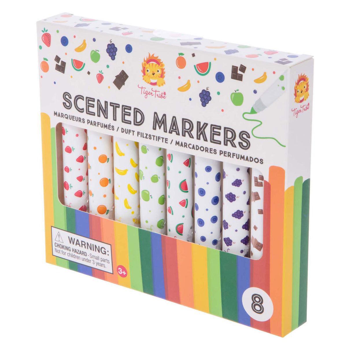 Selecta tuscher med duft - 8 stk.