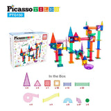 Selecta picassotiles marmorløb - magnetiske bygningsfliser, 150 stk.