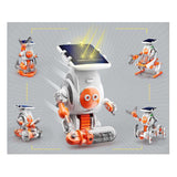 Kosmos solcellebots - eksperimentsæt - byg 5 solcelledrevne robotter - ingen batterier påkrævet - skift mellem 4 køretøjer - stemmelegetøj - fra 8 år
