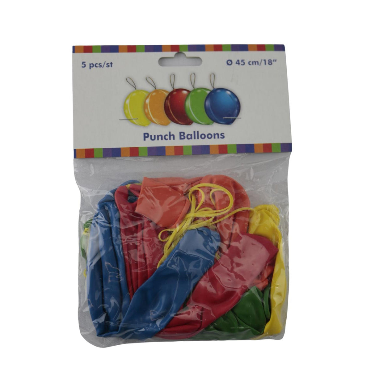 Bokseballoner ã˜45cm pakke med 5 stk