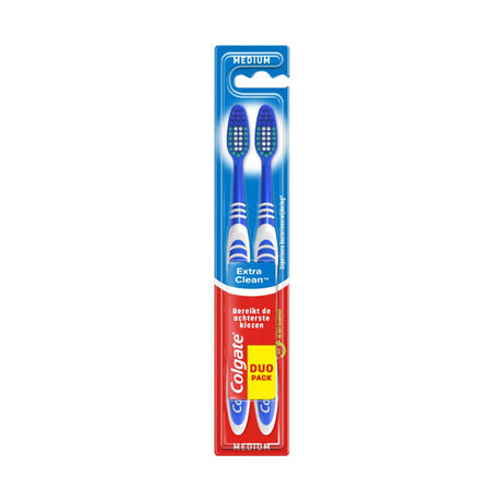Colgate tandenborstel extra clean duo (12x2stuks)