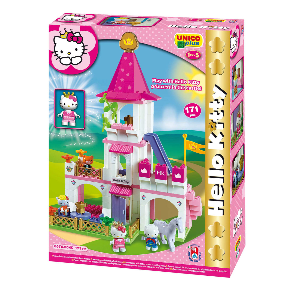 Anroni Unico Hello Kitty Castle 171 Dlg.