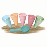 Androni is sandforme med scoop, 6 stk.