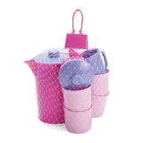 Dantoy kaffestel pink, lilla 17 stk.