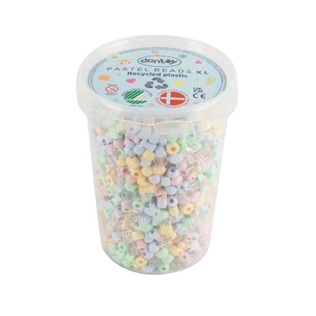 Dantoy pastelperler xl, 1580 stk.