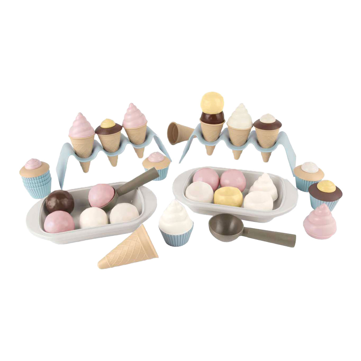 Dantoy cupcake og issæt, 54 stk.