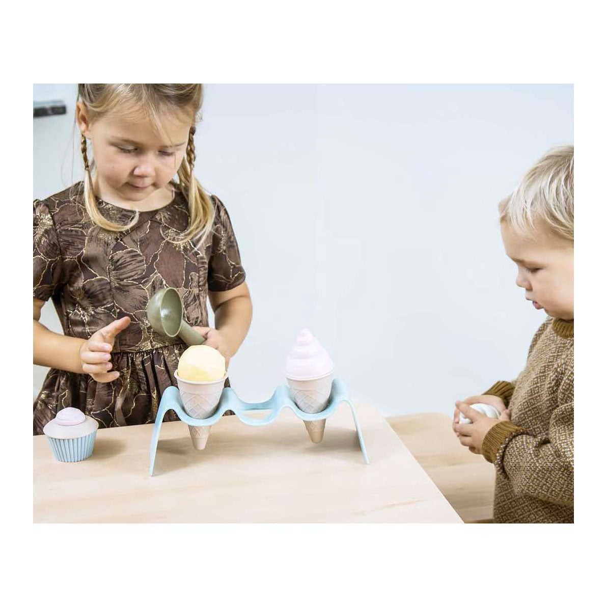 Dantoy cupcake og issæt, 54 stk.