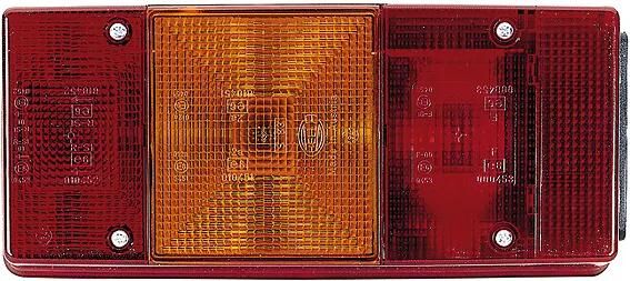 Hella heckleuchte serie 007 547 sbbk lys uni 3 funktioner