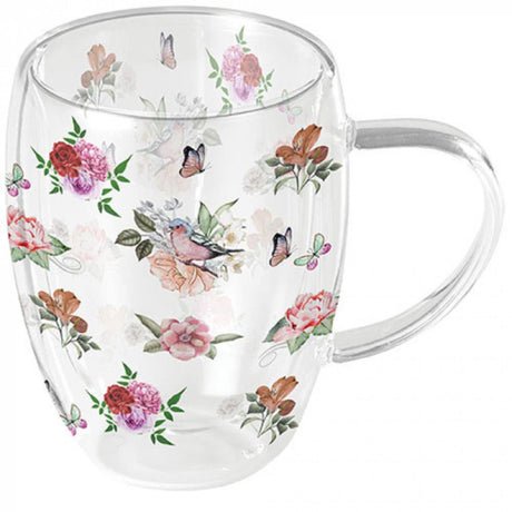Ambiente dobbeltvægget glas charlotte hvid 350ml