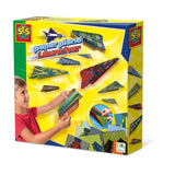 Lancering af en masse papirfly