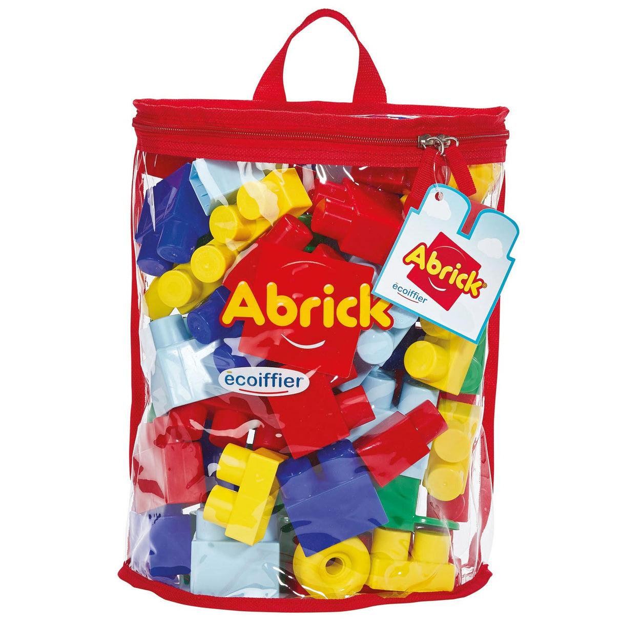 Abrick écoiffier maxi: taske med 50 byggeklodser