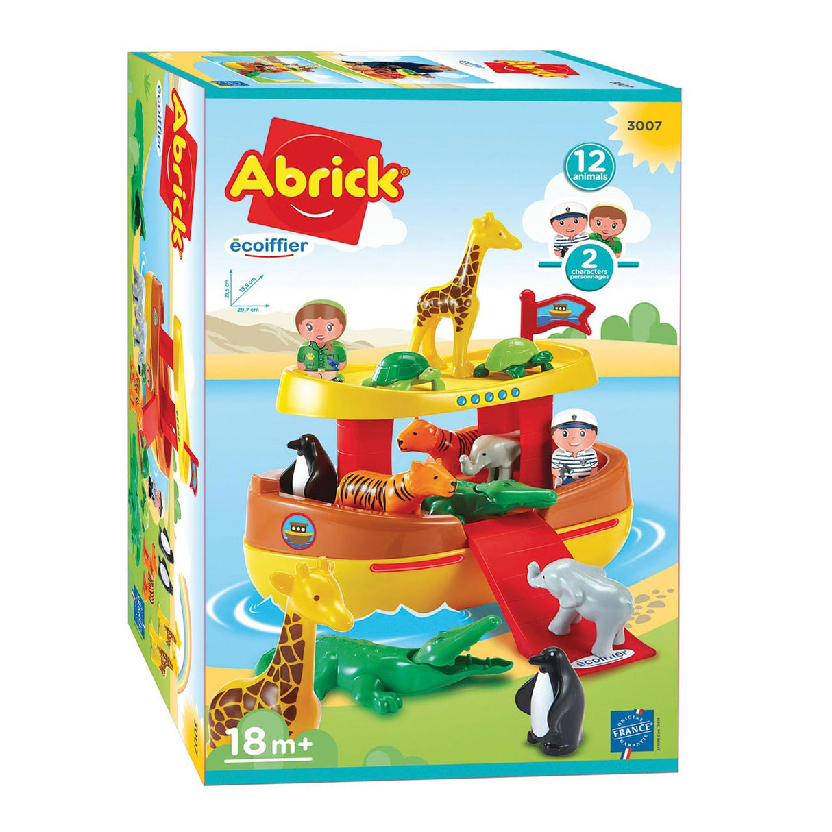 Abrick legesæt ecoiffier noah's ark 14 dele