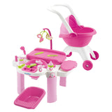 Ecoiffier Ecoffier Care Set med dukkebil