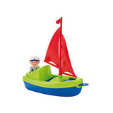 Ecoiffier sejlbåd med spillefigur - 22cm