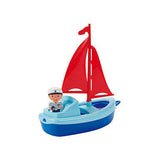 Ecoiffier sejlbåd med spillefigur - 22cm