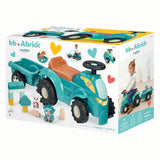 Ecoiffier styrbar traktor med trailer - 15 stk.