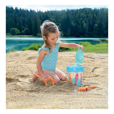 Ecoiffier zandemmer sardine - 17cm 6dlg.