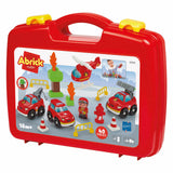 Abrick kuffert med brandbiler - 40 stk.