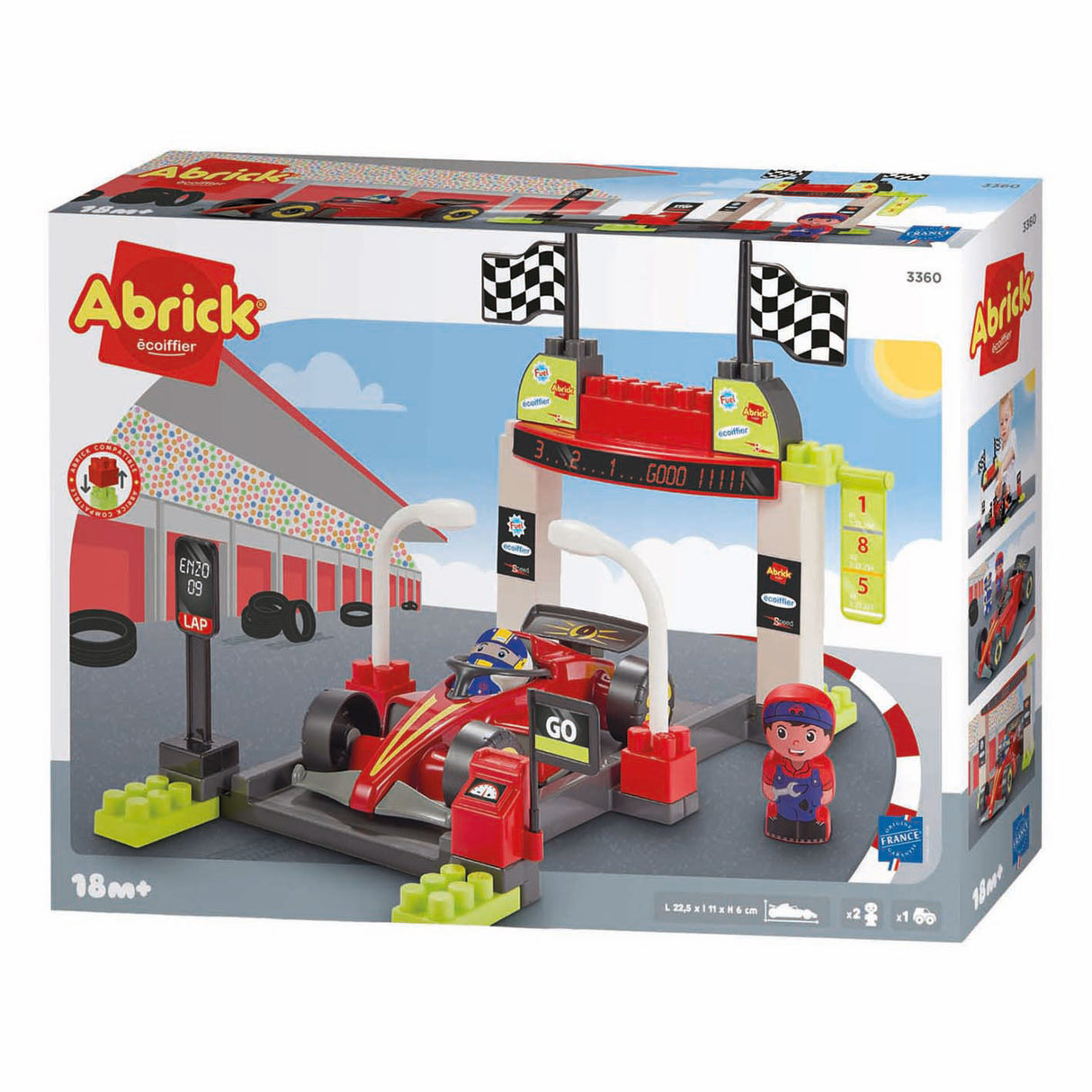 Abrick play set pit stop formel 1