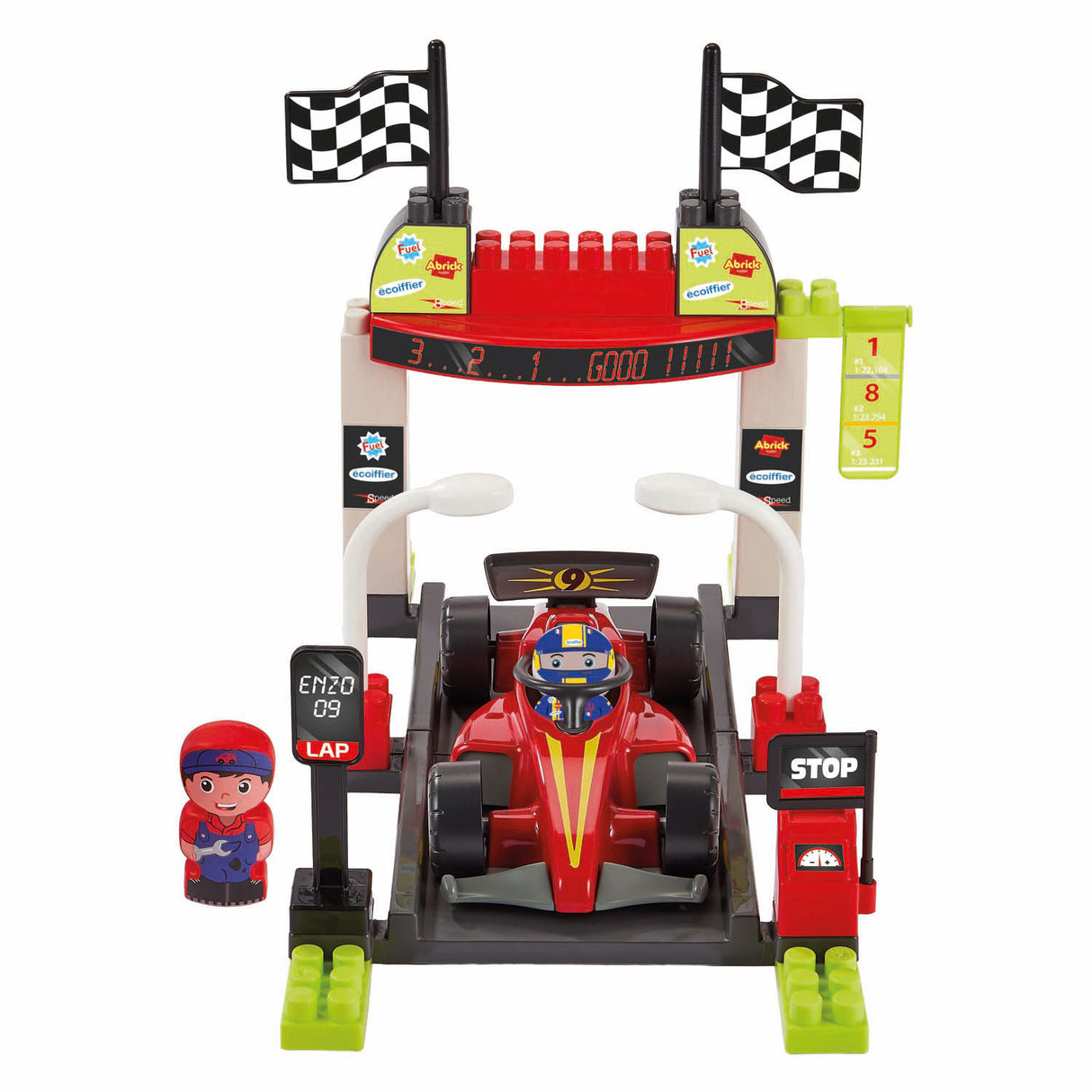 Abrick play set pit stop formel 1