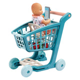 Ecoiffier vert azur fyldt indkøbskurv med babydukke - 8 stk.