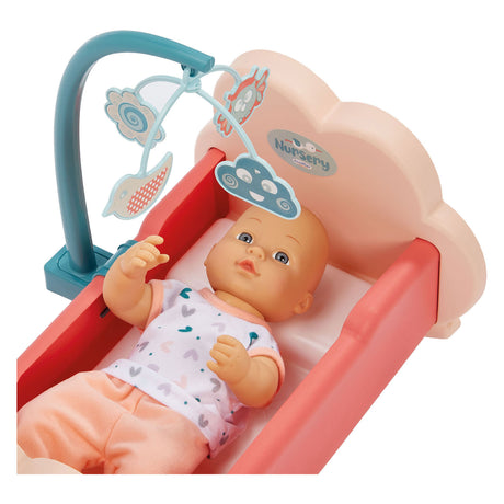 Ecoiffier børnehave 3i1 babyværelse med babydukke - 8 stk.