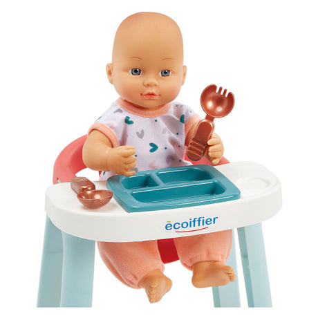 Ecoiffier børnehave 3i1 babyværelse med babydukke - 8 stk.