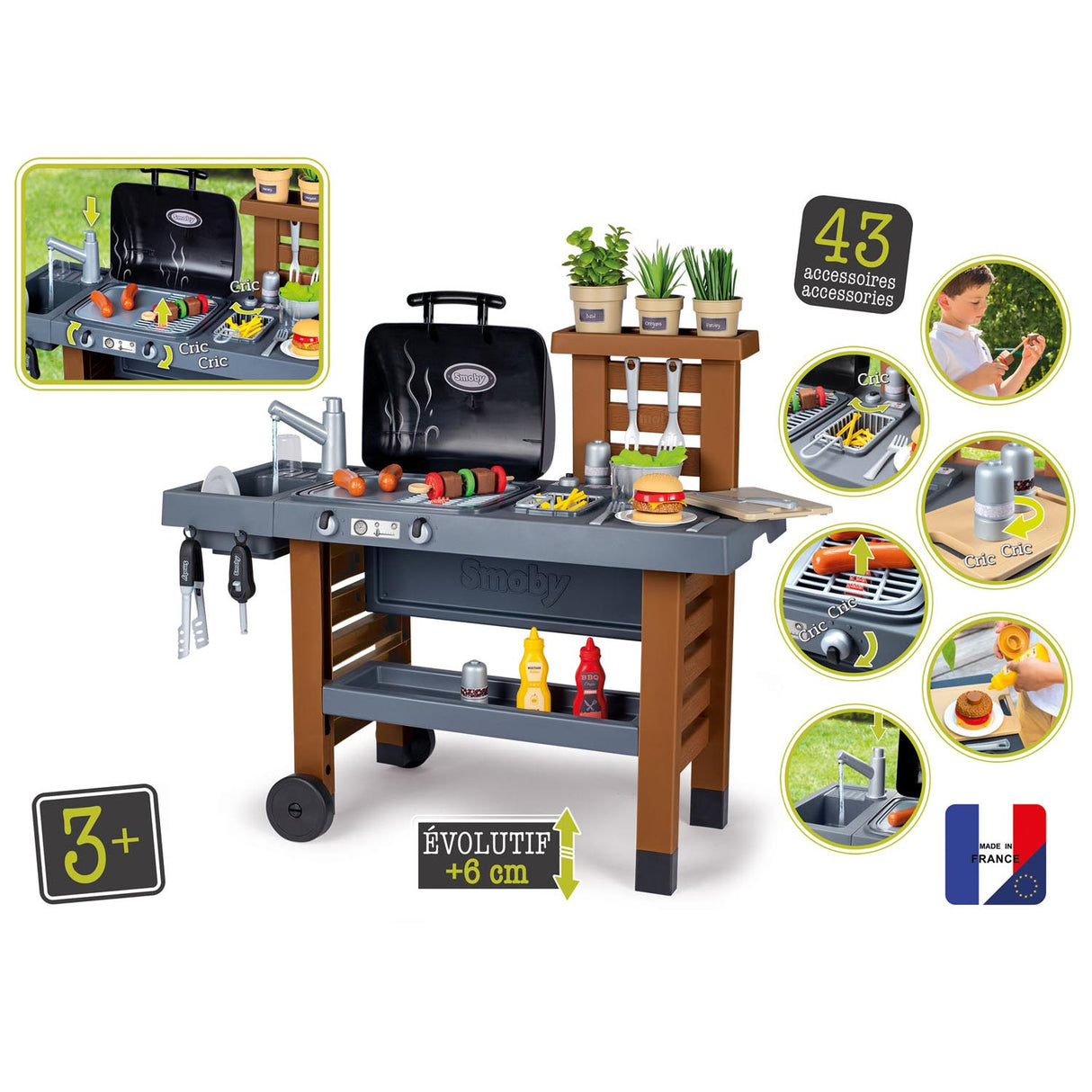 Smoby Have Kitchen Outdoor Garden Kitchen