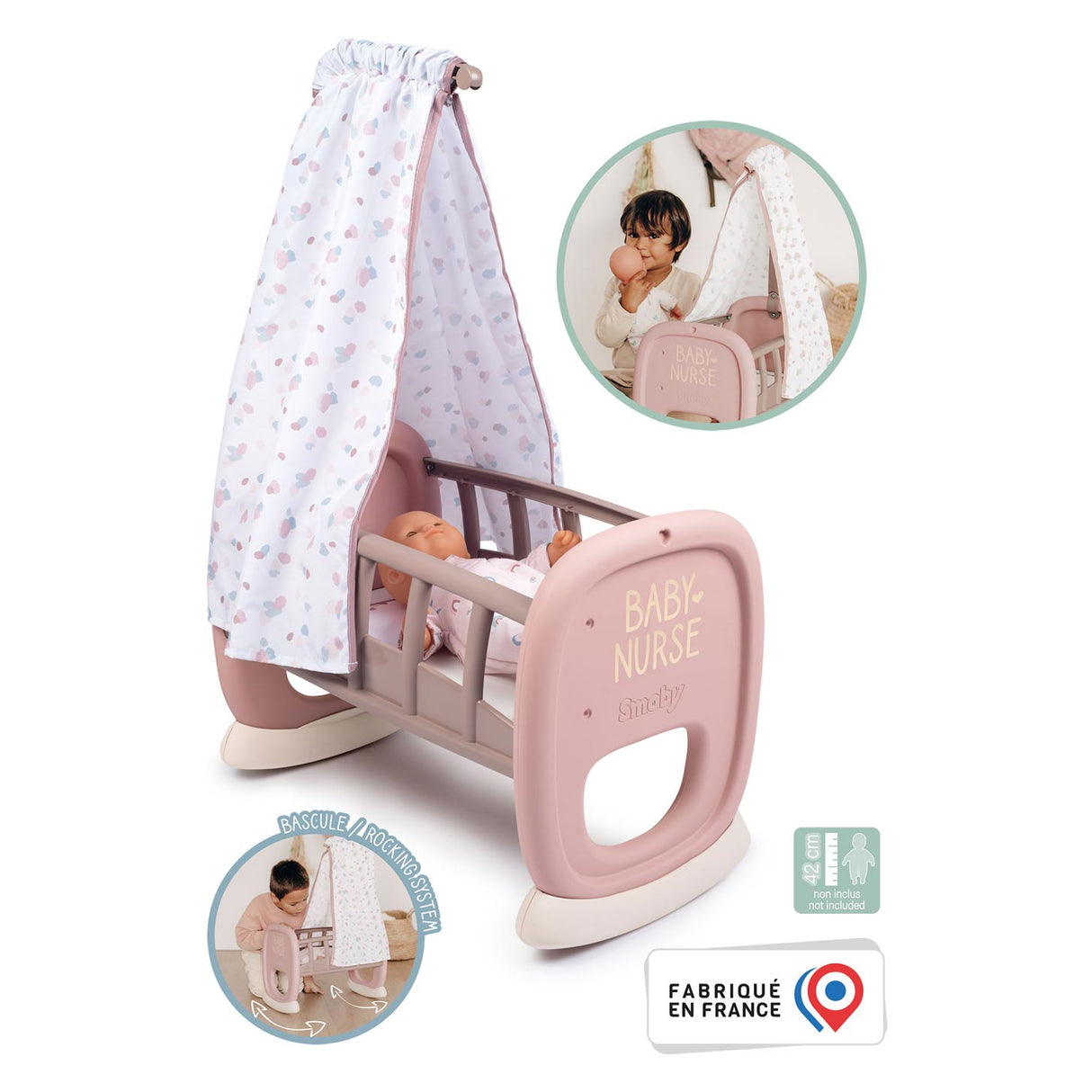 Smoby - baby sygeplejerske vugge