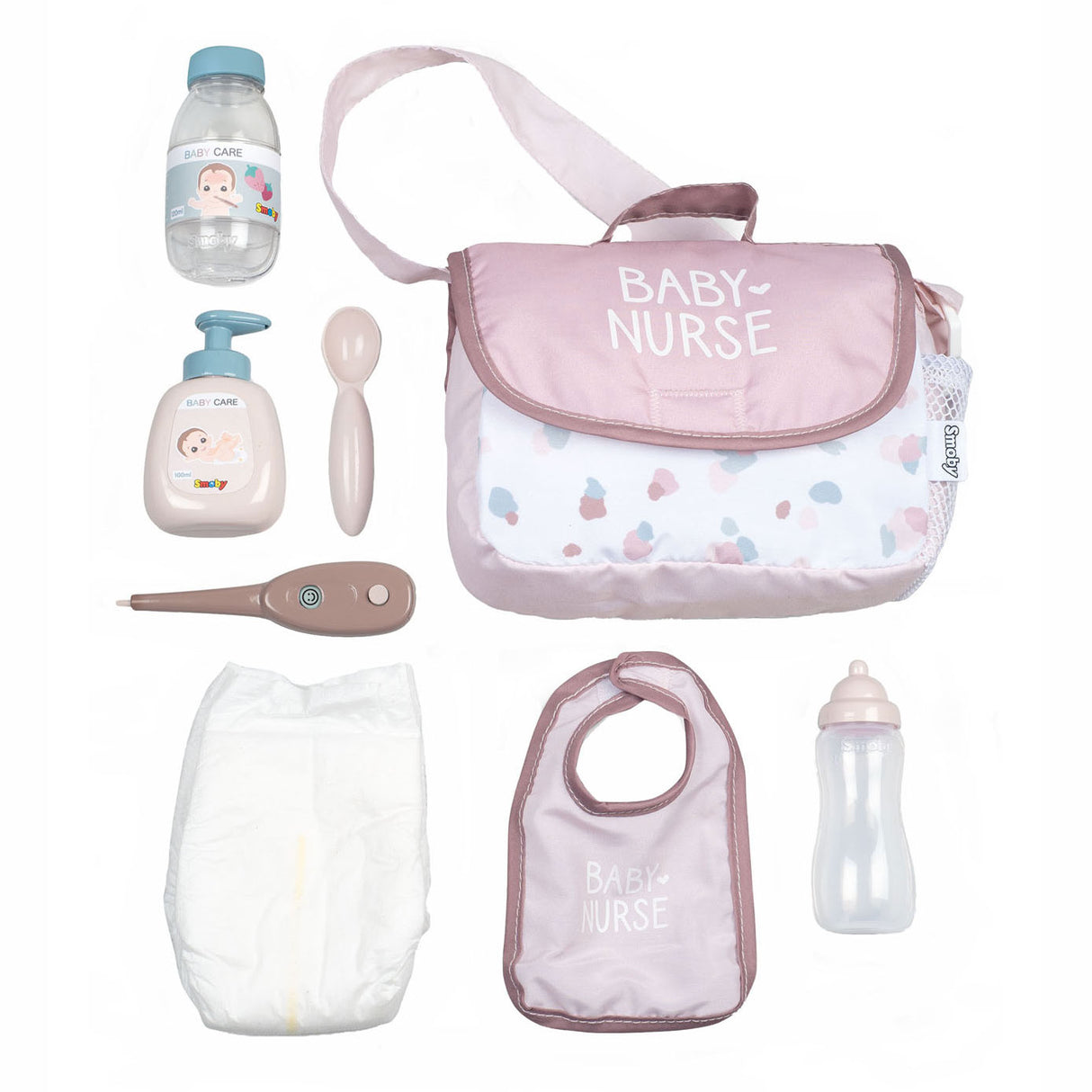 Smoby - Baby Nurse Diaper Bag 8dlg.