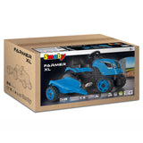 Smoby Farmer XL Steptractor med trailerblå