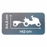 Smoby Farmer XL Steptractor med trailerblå