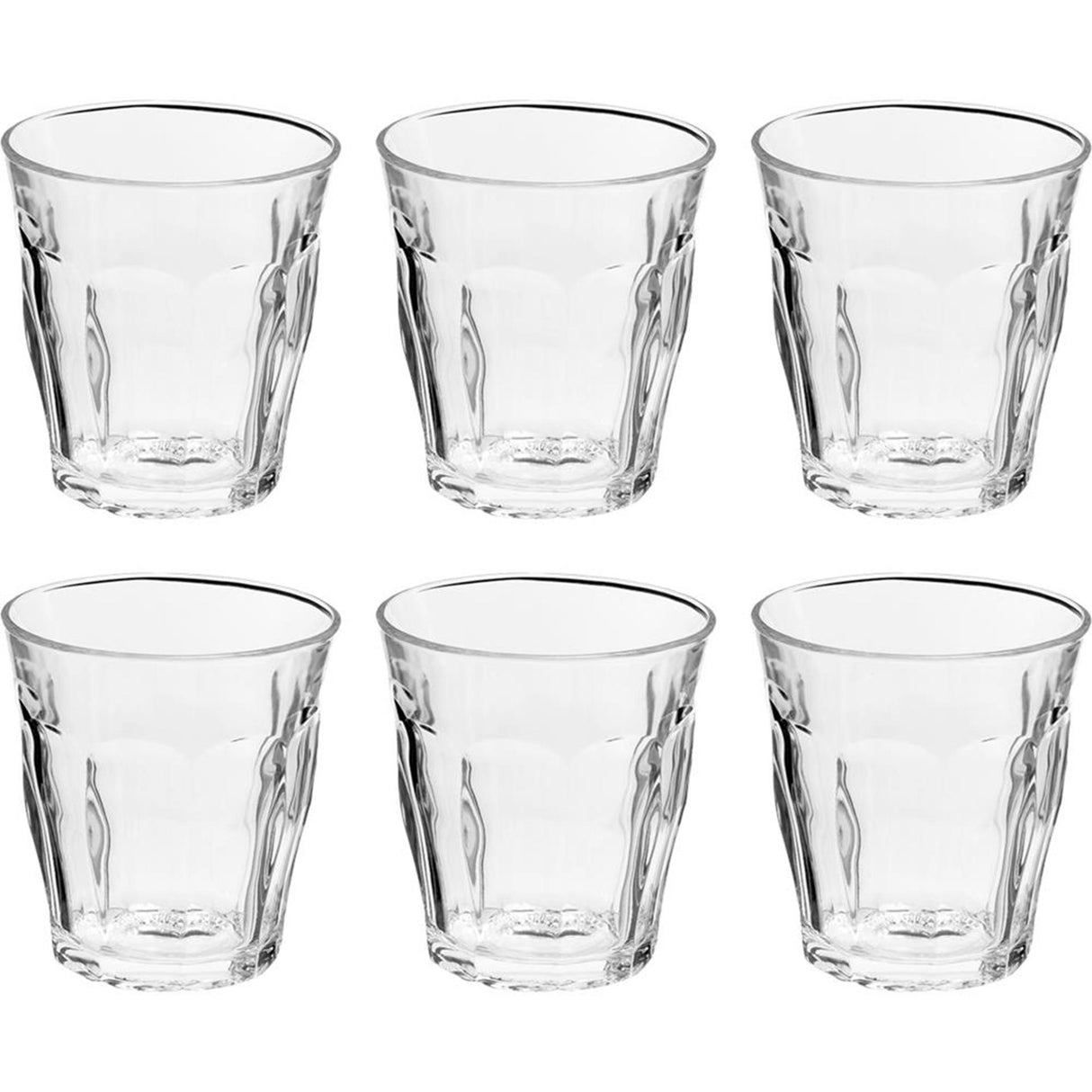 Duralex tumbler picardy hårdt glas 310ml æske med 6 stk