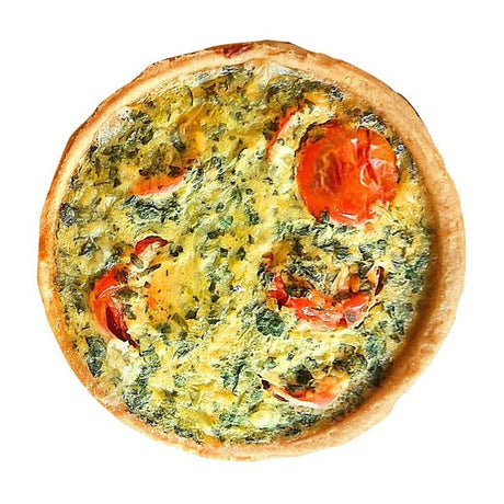 Quiche spinat tomat 11 cm. 150 gr. a24
