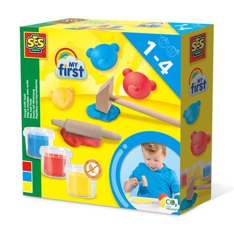 Ses creative ses mit første ler med værktøj - 3 lerpotter