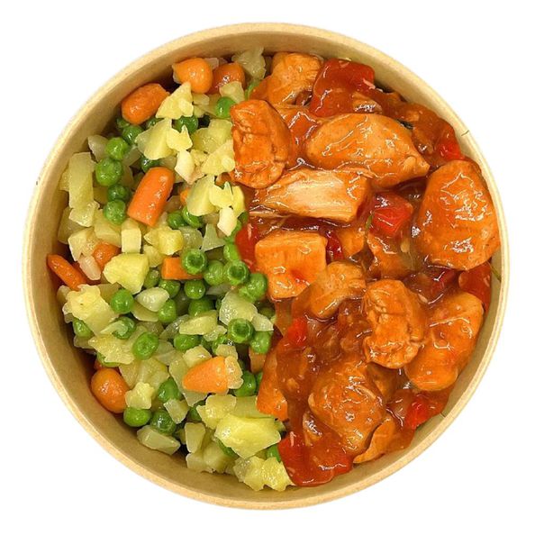 Komplet menu gulerodsærter kylling pilaf 270gr. a8