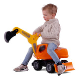 Cavallino mega gravemaskine vandrende bil orange, 79 cm